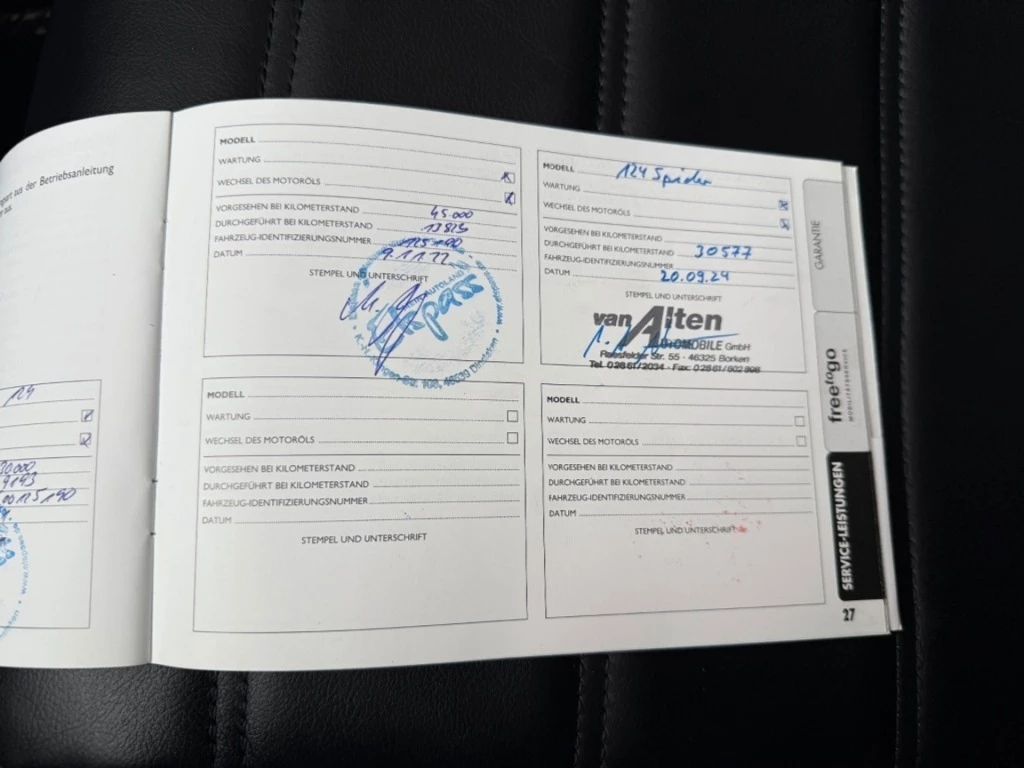 Hoofdafbeelding Fiat 124 Spider