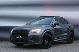 Audi Q2 35 TFSI 2x S-Line | Panoramadak | Matrix | Elektrische kofferbak | Camera | Sfeerverlichting | Black optik | Daytona Grijs