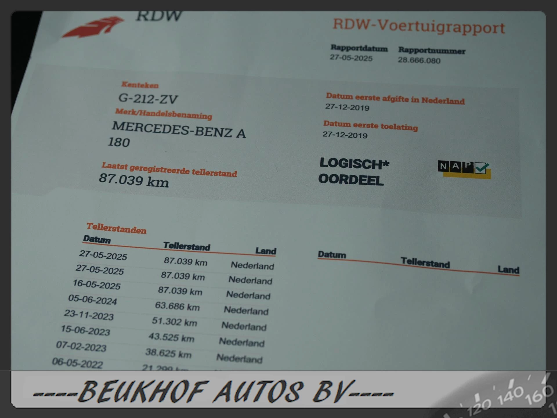 Hoofdafbeelding Mercedes-Benz A-Klasse