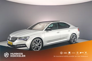 Škoda Superb Sportline Business 1.5 TSI 150pk DSG Automaat Panoramadak, Adaptive cruise control, Navigatie, LED matrix verlichting, Achteruitrijcamera, Stoelverwarming, Airco, Parkeersensoren, Elektrische achterklep