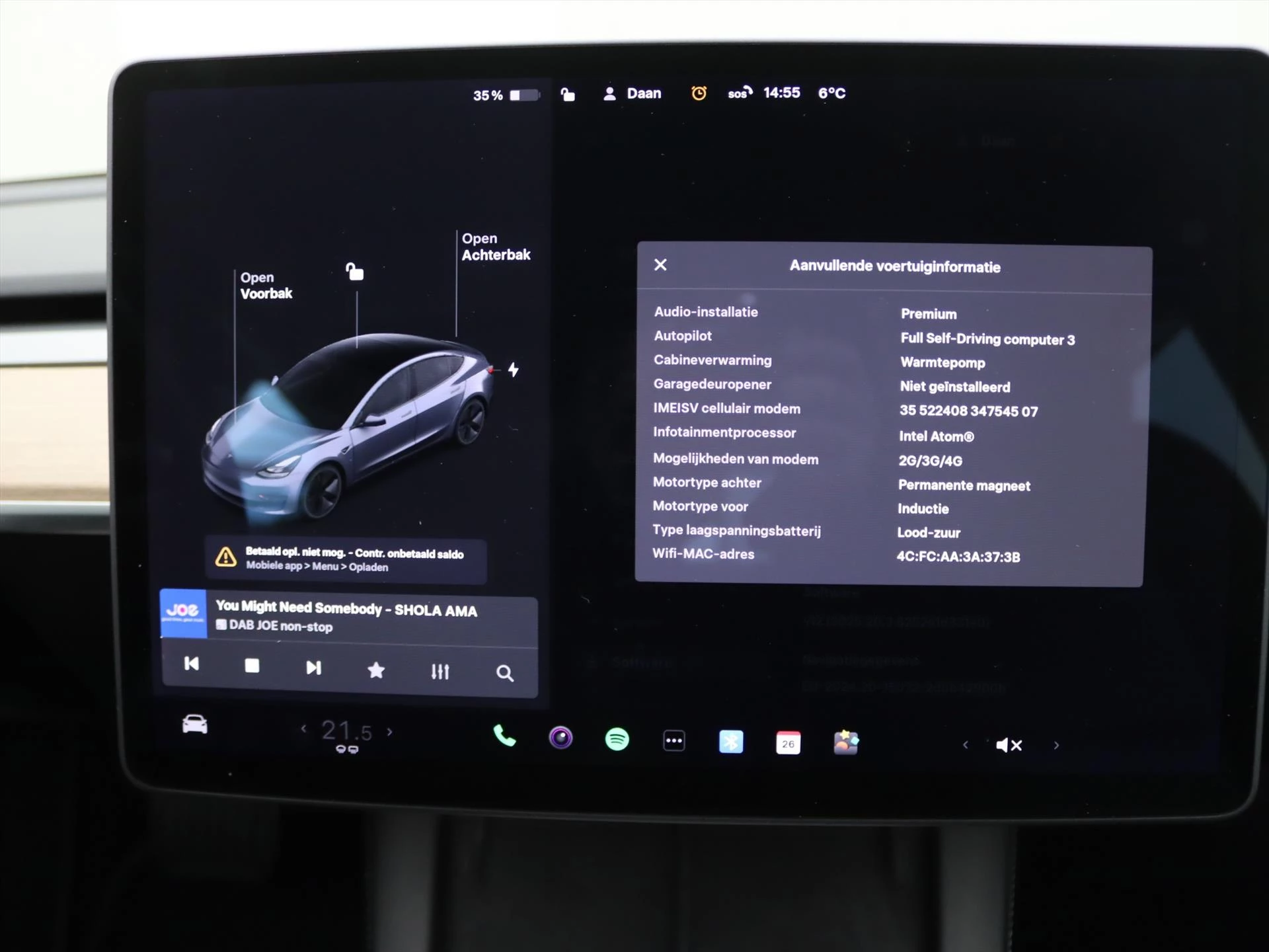 Hoofdafbeelding Tesla Model 3