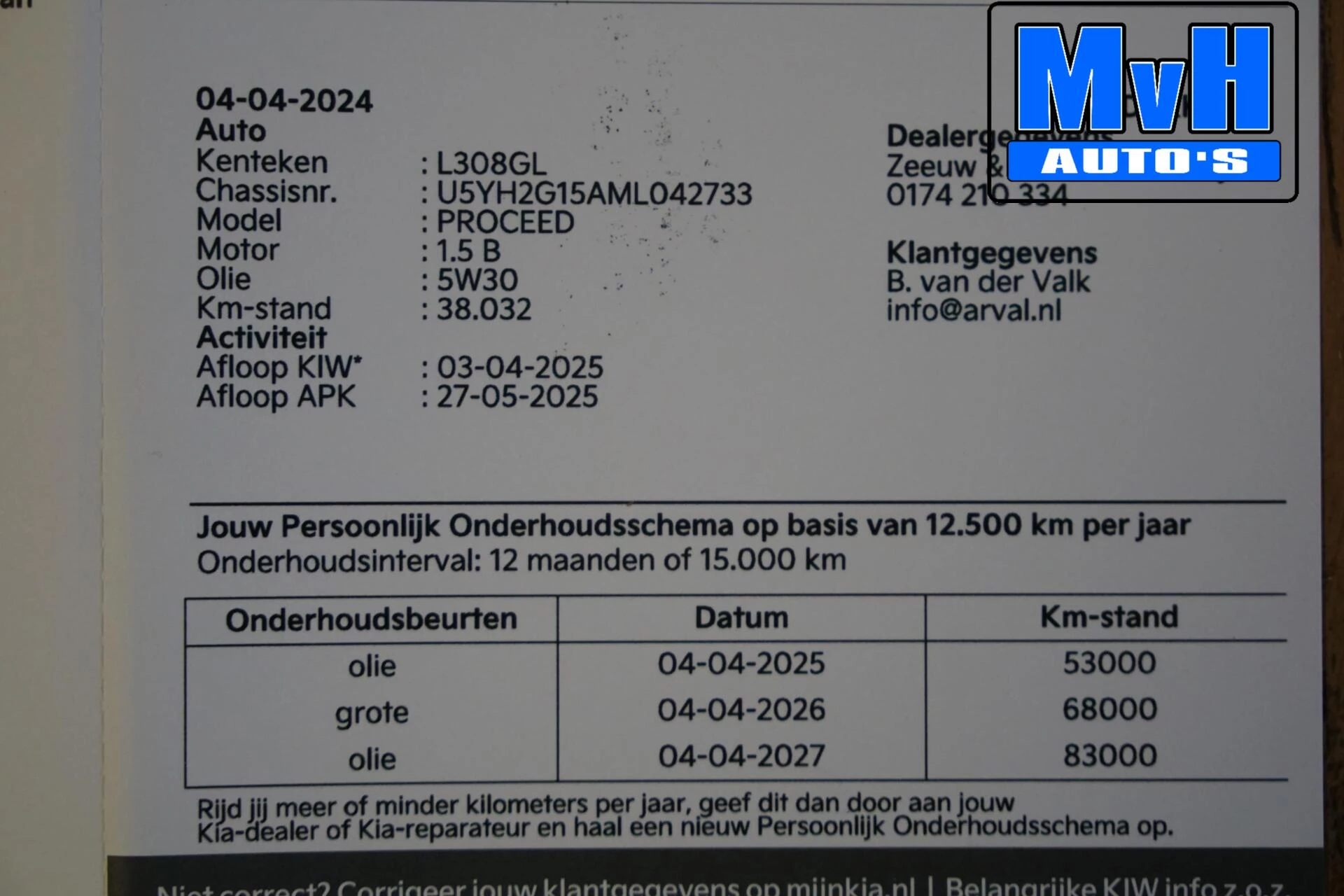 Hoofdafbeelding Kia ProCeed