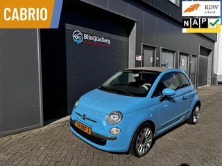 Fiat 500 0.9 TwinAir Lounge | Cabrio | Sensors | Leer