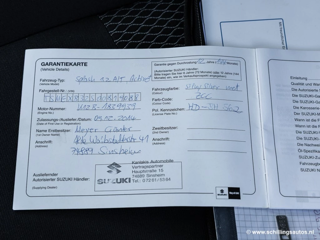 Hoofdafbeelding Suzuki Splash