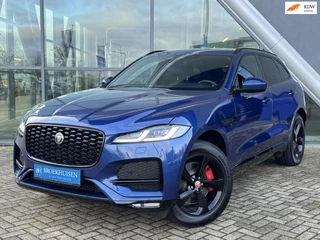 Hoofdafbeelding Jaguar F-PACE Jaguar F-PACE 2.0 P400e Black Edition PHEV S AWD 404pk Camera / Stoelverwarming / Leder