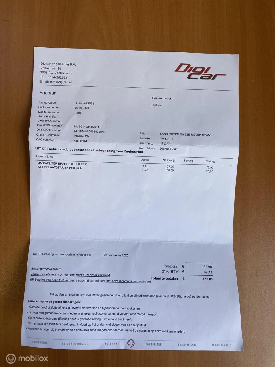 Hoofdafbeelding Land Rover Range Rover Evoque