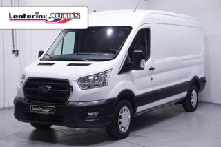 Ford Transit 2.0 TDCI 130 pk L3H2 Trend Airco, Cruise Control Laadruimte Pakket, PDC V+A, 3-Zits, Slechts 28 dkm