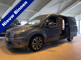 Ford Transit Connect 1.5 EcoBlue L2 Sport automaat / vaste prijs rijklaar € 14.950 ex btw / lease vanaf € 252 / dubbele schuifdeur / blauw metallic / camera / trekhaak / stoelverwarming / euro 6 !
