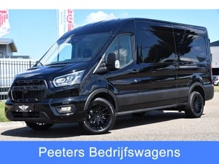 Ford Transit Black Edition 350 2.0 TDCI L3H2 Black Edition Camera, Cruise, 12" Multimedia, PDC, 170PK, Carplay, Sensoren, Automaat,