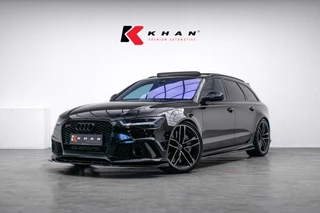 Hoofdafbeelding Audi RS6 Audi RS6 Avant 4.0 TFSI quattro |Pano|HUD|Milltek|Carbon|Ceramic|Adaptive|Maxton|