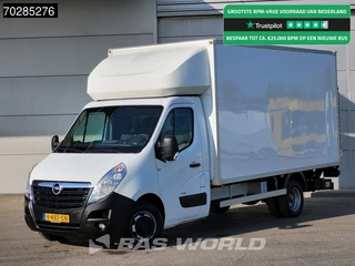 Opel Movano 165PK Laadklep Zijdeur Dubbellucht Bakwagen Navi Airco Cruise Lat om Lat Euro6 Meubelbak Koffer 21m3 Airco Cruise control