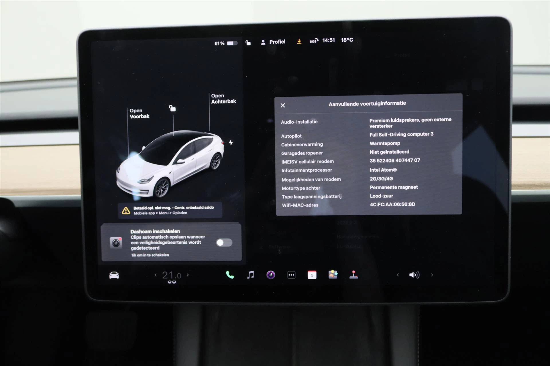 Hoofdafbeelding Tesla Model 3