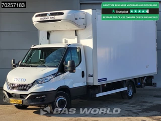 Iveco Daily 72C21 3.0L Koelwagen Laadklep Lamberet Thermo King T-600R 380V Airco Cruise Camera Koeler Koel Kühlwagen 28m3 Airco Cruise control