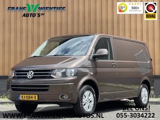 Volkswagen Transporter 2.0 TDI L1H1 BM DC Comfortline | Marge | 1e eigneaar | Cruise Control | Trekhaak | Parkeersensoren Achter | Airconditioning | Navigatie | Stop&Go | Betonplex | Wandbetimmering |