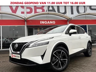 Nissan QASHQAI 1.3 MHEV XTRONIC 158PK TEKNA LEER PANO-DAK HEAD-UP NAVI CAMERA CARPLAY AIRCO LMV PDC