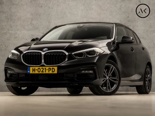 BMW 1 Serie 118i Sportline Automaat (APPLE CARPLAY, GROOT NAVI, CLIMATE, GETINT GLAS, LEDER, SPORTSTOELEN, CRUISE, PARKEERSENSOREN, NIEUWE APK, NIEUWSTAAT)