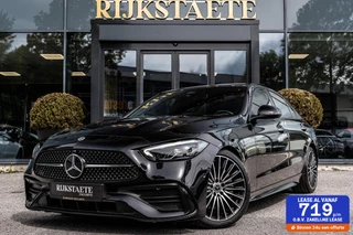 Mercedes C-klasse C200 AMG|PANO|LEDER|CAMERA|ACC|SFEERV.|19'