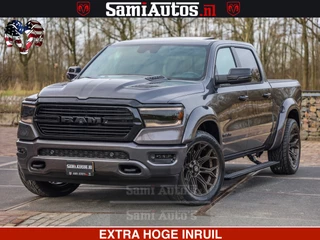 Dodge Ram 1500 Laramie Sport 5.7 V8 HEMI 402PK 4x4 | Panorama dak | 12' Scherm |Granite Crystal Metallic | Crew Cab | 5 Persoons | Dubbele Cabine | DC | VOORRAAD NR 2522 - 41248 |