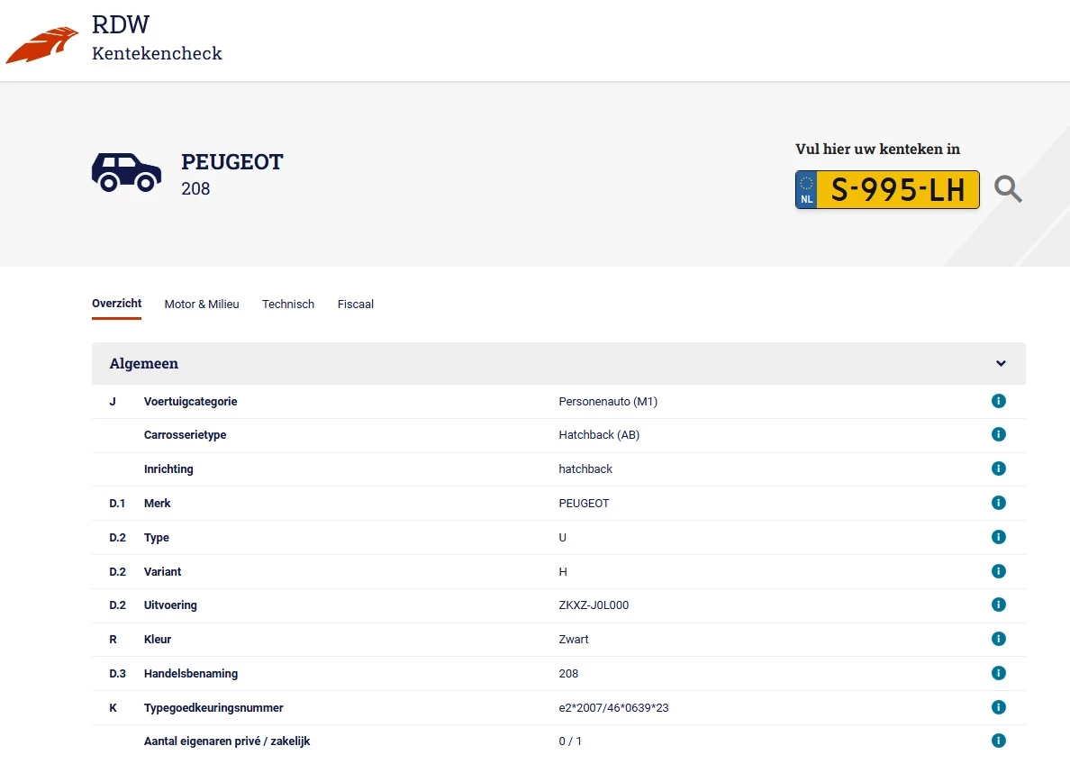 Hoofdafbeelding Peugeot e-208