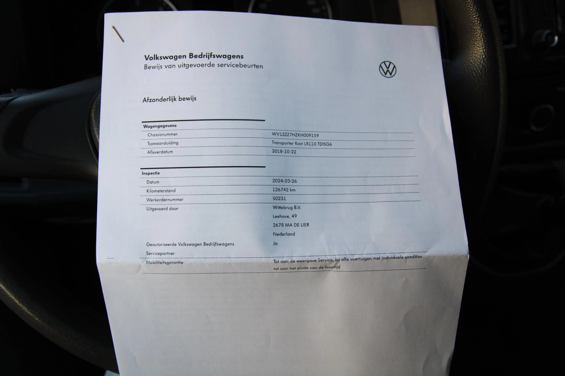 Hoofdafbeelding Volkswagen Transporter