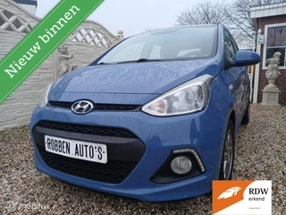 Hyundai i10 bleu airco,led,cruis,stoelverw!