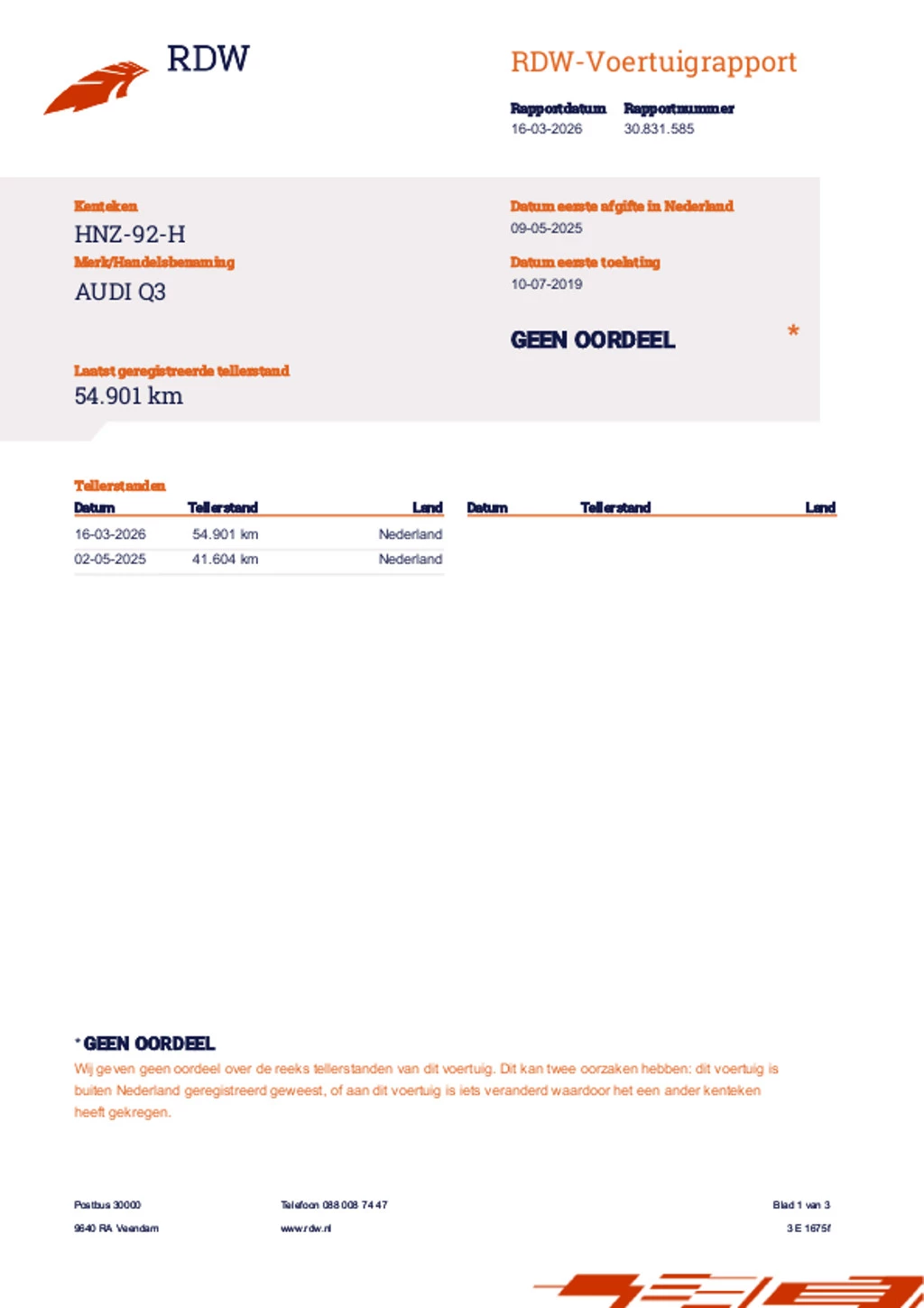 Hoofdafbeelding Audi Q3