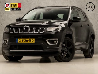 Jeep Compass 1.4 MultiAir Longitude Black Sport 141Pk (APPLE CARPLAY, GROOT NAVI, CLIMATE, CAMERA, LEDER, SPORTSTOELEN, LANE ASSIST, PARKEERSENSOREN, CRUISE, NIEUWSTAAT)