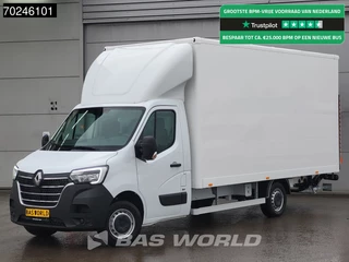 Renault Master 165PK Laadklep Bakwagen XXL 10 Euro Pallets Zijdeur Meubelbak Koffer Gesloten laadbak 24m3 Airco Cruise control