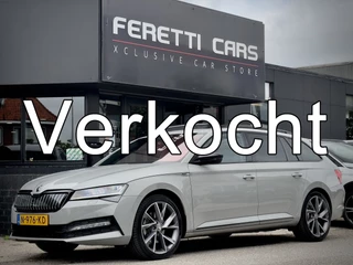 Hoofdafbeelding Škoda Superb Škoda Superb Combi 1.4 TSI iV AUT6 SPORTLINE BLACK-EDITION PANODAK LEDER NAVI CAMERA DIGI-DASH APPLE-CARPLAY LED LMV PDC