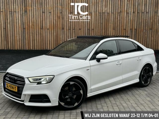 Audi A3 Limousine 1.0 TFSI S-line Automaat | Panoramadak | Apple CarPlay | Navigatie MMI+ | Climate control | LED verlichting | Cruise control | Zwart optiek | Parkeersensoren achter