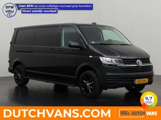 Hoofdafbeelding Volkswagen Transporter Volkswagen Transporter 2.0TDI Lang Black Edition | Multimedia | Camera | 3-Persoons | Betimmering