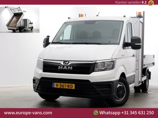 MAN TGE 5.180 2.0 177pk E6 L2H1 Kipper Dubbel Lucht Trekhaak 3500kg 06-2018