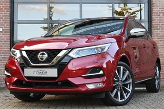 Hoofdafbeelding Nissan QASHQAI Nissan Qashqai 1.3 DIG-T Tekna + Pano 360° ProPilot Trekhaak Leder '19