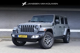 Jeep Wrangler Unlimited 4xe 380 Sahara / 360 Camera / Stoel + Stuurverwarming / Trekhaak / Keyless / Carplay