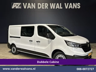 Renault Trafic 2.0 Blue dCi 131pk L2H1 Dubbele Cabine Euro6 Fabrieksgarantie Airco | 6-Zits | Apple Carplay | LED 2500kg Trekhaak, Android Auto, Cruisecontrol, Parkeersensoren, Bijrijdersbank