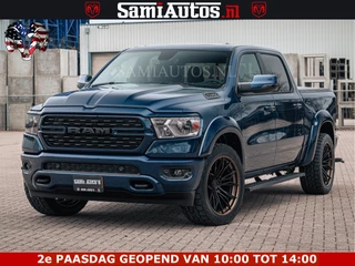 Dodge Ram Pick-Up SPORT | 5.7 V8 4x4 HEMI | PANORAMA DAK | GROOTSCHEM 12 INCH | LPG | Patriot Blue CREW CAB | DUBBELE CABINE | 5 PERSOONS | DC | VOORRAAD NR 2555 - 3325