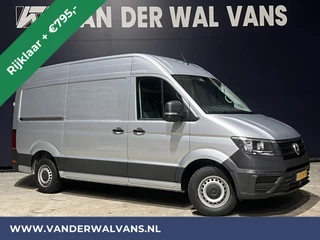 Volkswagen Crafter 2.0 TDI 140pk L3H3 L2H2 Euro6 RIJKLAAR Airco | Navigatie | Apple Carplay | Android Auto | Cruisecontrol Bijrijdersbank, 3000kg trekvermogen, zilver