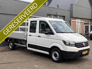 Volkswagen Crafter 35 2.0 TDI L4 DC Maxi Airco Cruise Control Open laadbak 7-persoons Euro 6 Open laadbak Pick-up p-up Bakwagen 1e eigenaar Telefoonverbinding