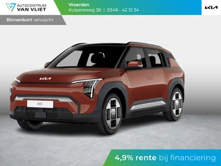 Kia EV3 Plus Advanced 81.4 kWh | Levering Juni | 600km Rijbereik | Navi | 19" | Adapt. Cruise | Clima | Schuif/Kanteldak | Stoel&Stuurverw. | Priv Glass | BSM | Harman Kardon | Private Lease € 616,- Actie !