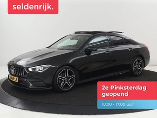 Mercedes-Benz CLA-klasse 180 AMG Line | Panoramadak | Carplay |  Leder/Alcantara | Stoelverwarming | Navigatie | Keyless | Camera | Full LED | Sportstoelen | Widescreen | Sfeerverlichting | Climate control