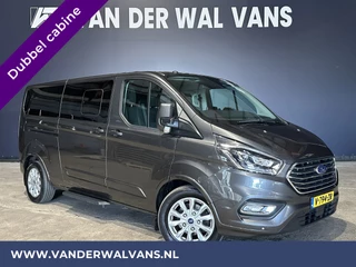 Ford Transit Custom 2.0 TDCI 131pk L2H1 Dubbele cabine Euro6 Airco | 6-Zits | 2x zijdeur | Xenon | Navigatie | Camera | LED | LM Velgen Cruisecontrol, Trekhaak, Apple Carplay, Android Auto, Stoelverwarming, Verwarmde voorruit,