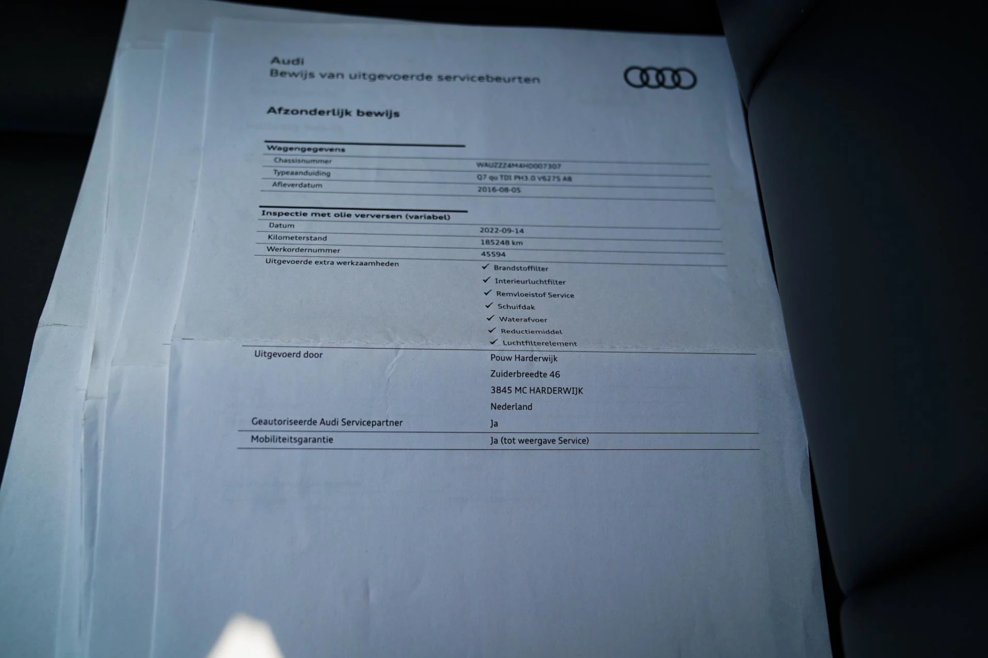 Hoofdafbeelding Audi Q7