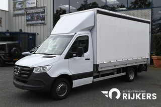 Hoofdafbeelding Mercedes-Benz Sprinter Mercedes-Benz Sprinter 517 CDI L3 Schuifzeil met laadklep 3500 KG trekhaak, Geveerde stoel, Huifzeil, Zeilwagen