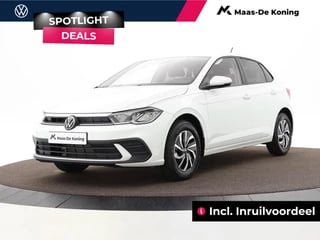 Volkswagen Polo Life Edition 1.0 TSI 95 pk 5 versn. Hand · Achteruitrijcamera · Incl. Inruilvoordeel · Private lease 332,- per maand! ·