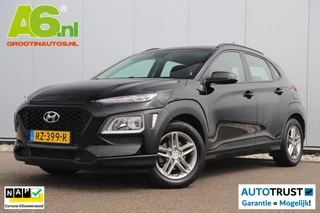 Hoofdafbeelding Hyundai Kona Hyundai Kona 1.0T Comfort Trekhaak Navigatie Achteruitrijcamera 16 inch LMV Navigatie Carplay Android Clima Cruise Rijstrooksensor