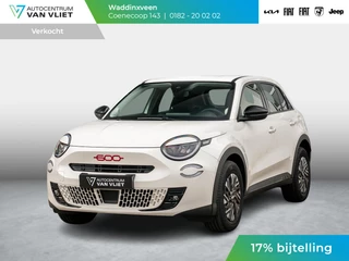 Fiat 600e RED 54 kWh | Uit voorraad leverbaar | 17% Bijtelling | Mega scherpe Prijs | Gratis Wallbox