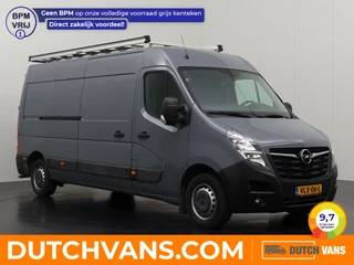 Opel Movano 2.3Turbo 150PK L3H2 | 2xSchuifdeur | Imperiaal | Trekhaak | Navigatie | Camera | Multimedia | Airco | Cruise