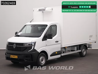 Renault Master 170PK BPM VRIJ! Koelwagen 2025model BPM vrij! Thermo King C-250 LED Airco Cruise Carplay Koeler Koel Kühlwagen Kühlkoffer 17m3 Airco Cruise control