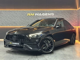 Mercedes-Benz C-klasse 300 e AMG Line |C63 look|Pano|Leder|Keyless|Sfeerv