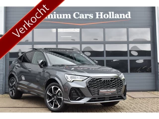 Audi Q3 Sportback 45 TFSI e S-Line 245 Pk Pano Rood Stiksel Leder Trekhaak Navi Camera 19 Inch